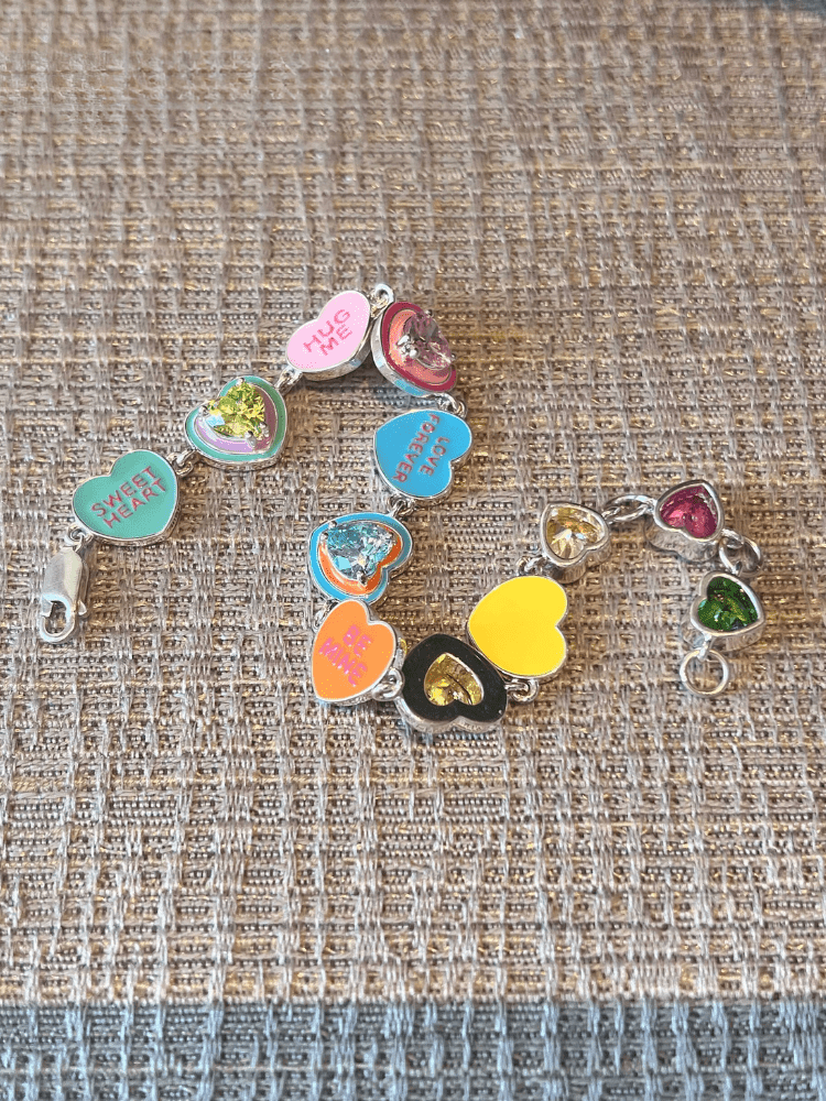 Colorful Love Heart Bracelet