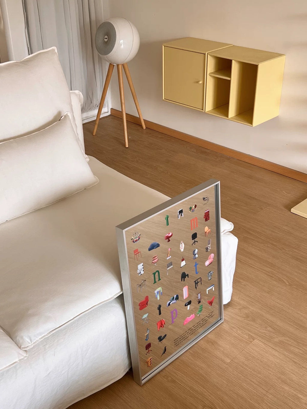 Chair Print Wall Mirror