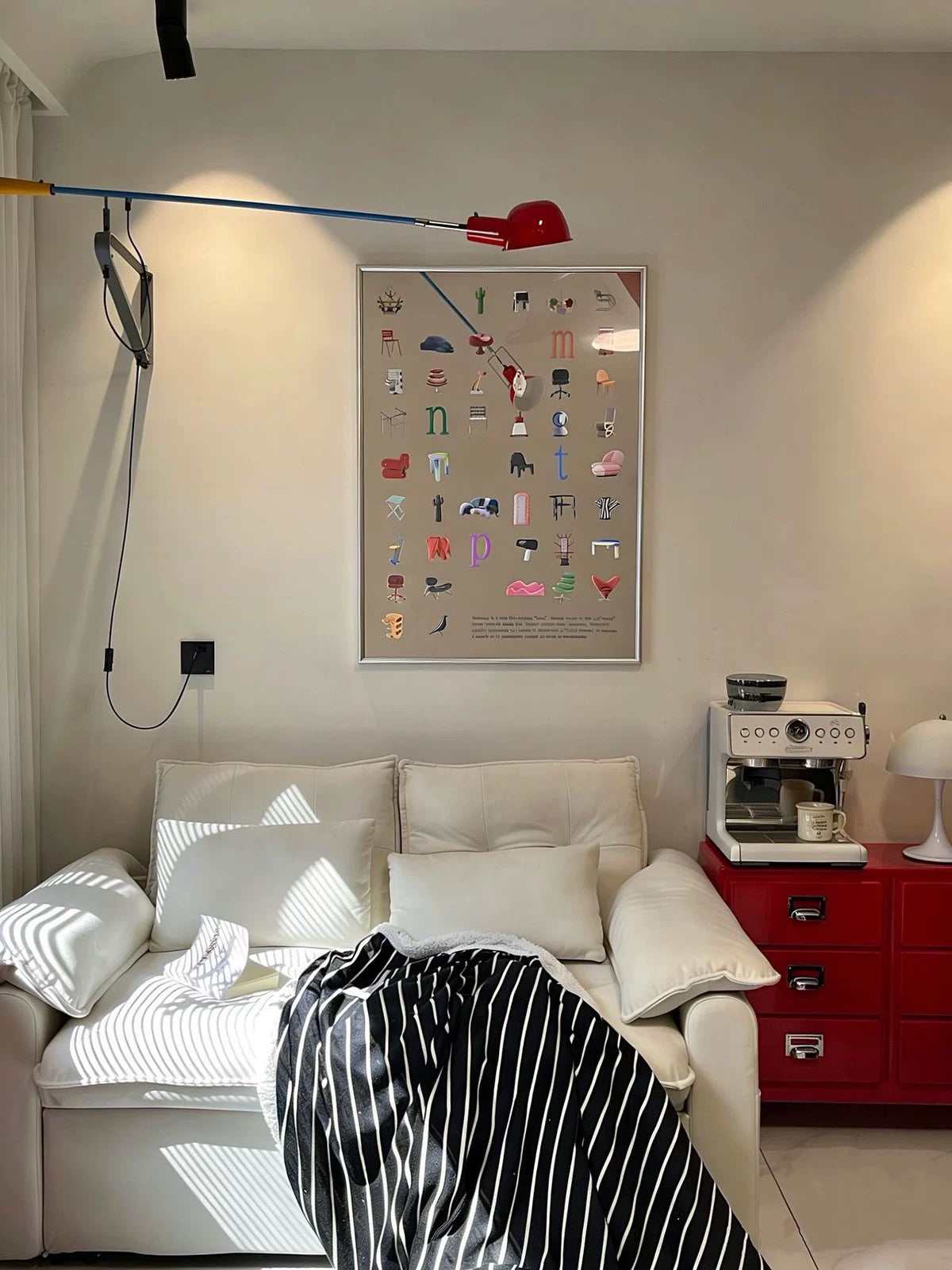 Chair Print Wall Mirror