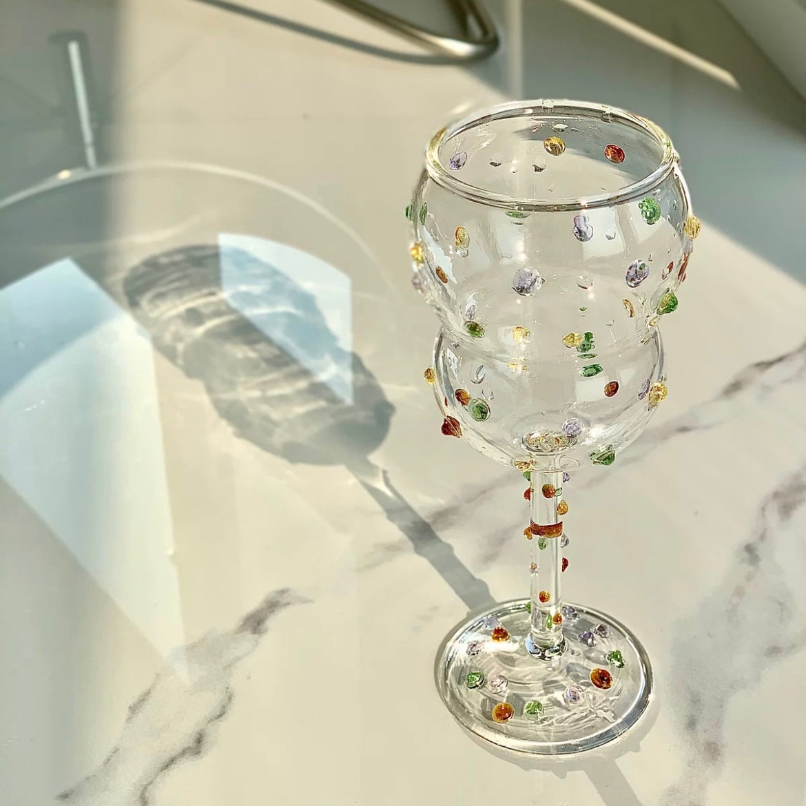 Gemstone Wine Glass