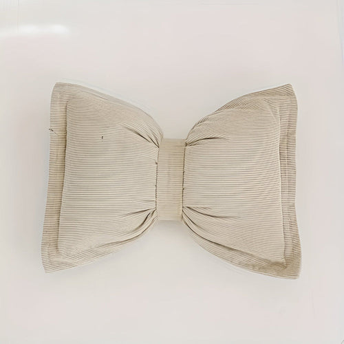 Bowknot Decorative Cushion Pillow Frost Ribbon
