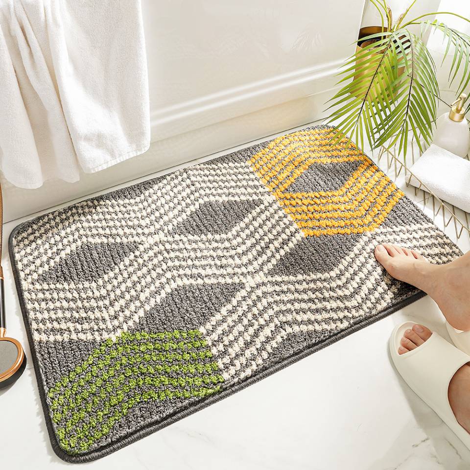 Colorful Bath Mats - Absorbent & Plush