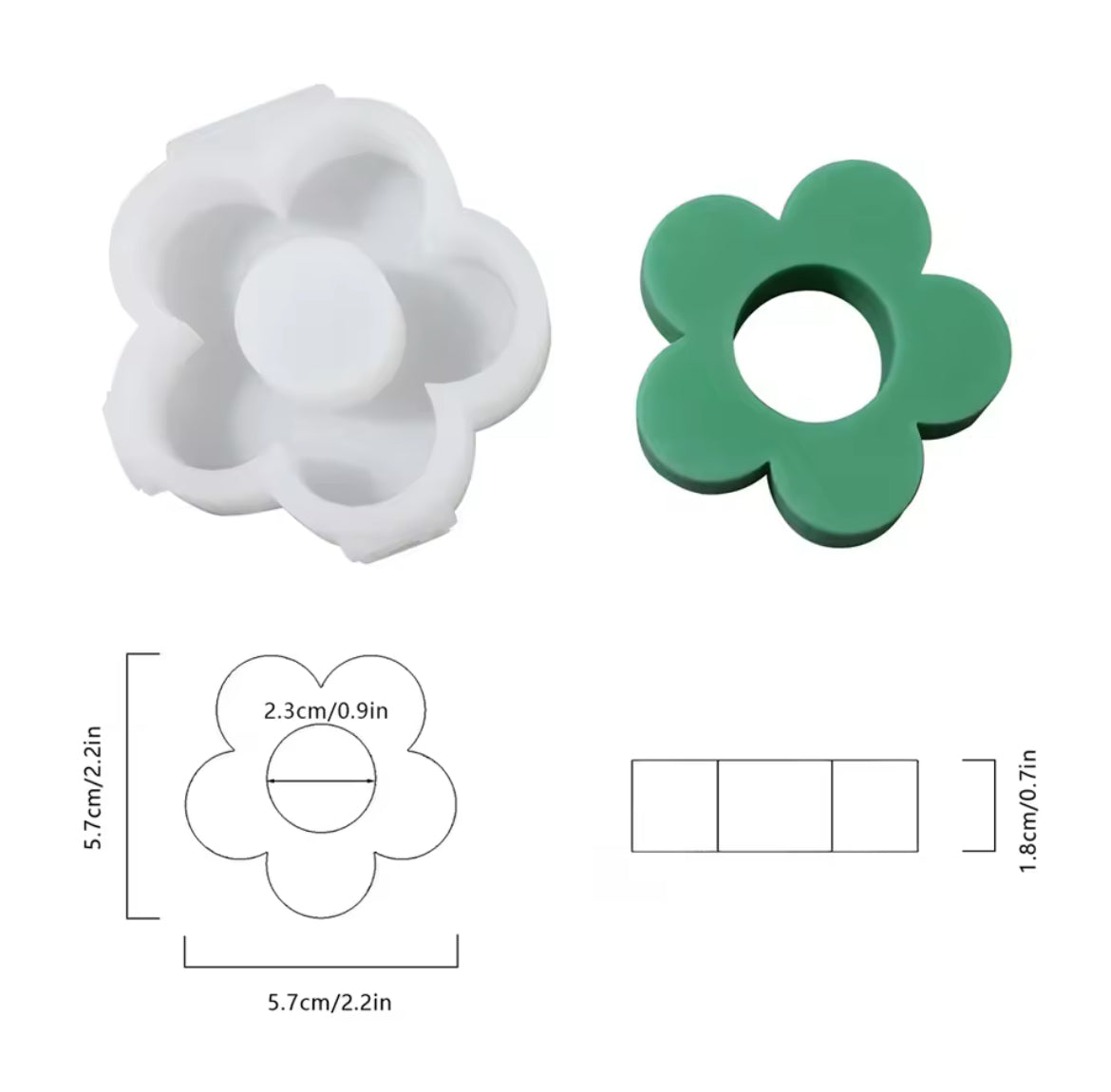 Geometric Silicone Candle Molds 7