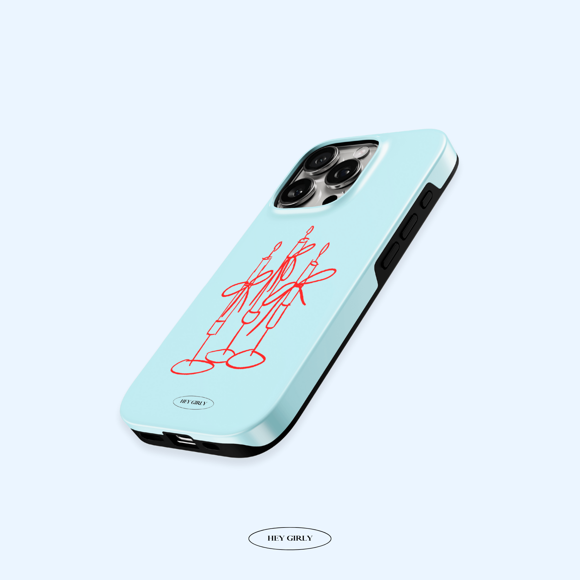 Blue Candle iPhone Case