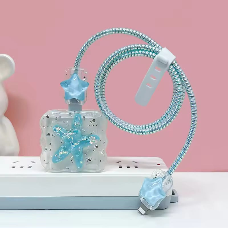 Starfish Crystal USB Cable Protector