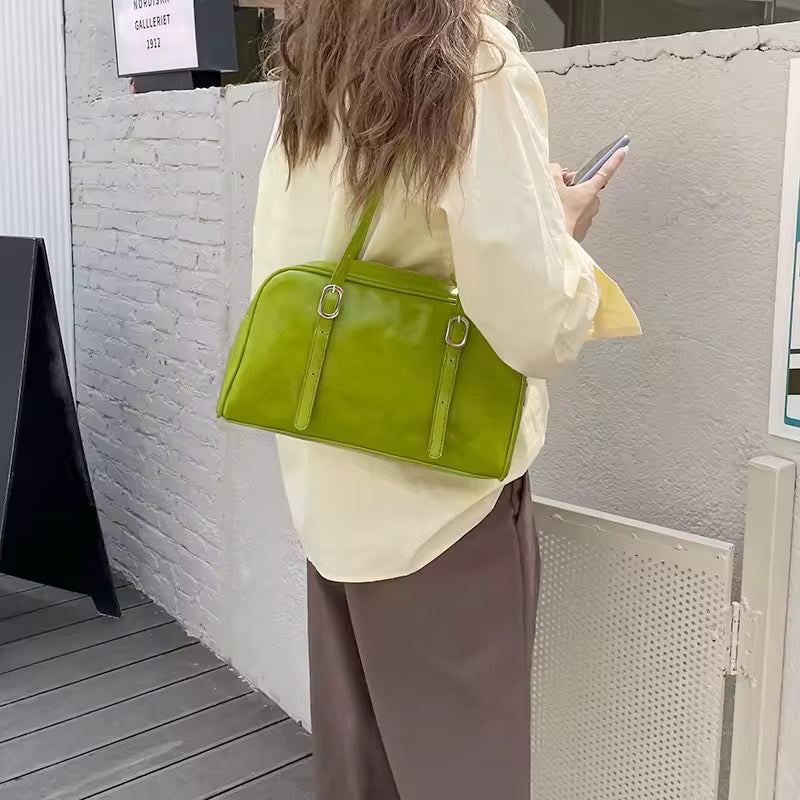 Leather Y2K Shoulder Bag
