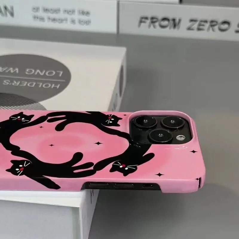 Dancing Cat iPhone Case