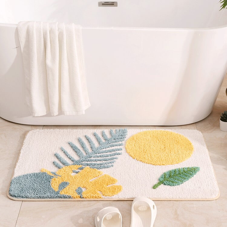 Skorda Nordic Flocked Bath Mat