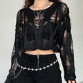 Gothic Black Sweater