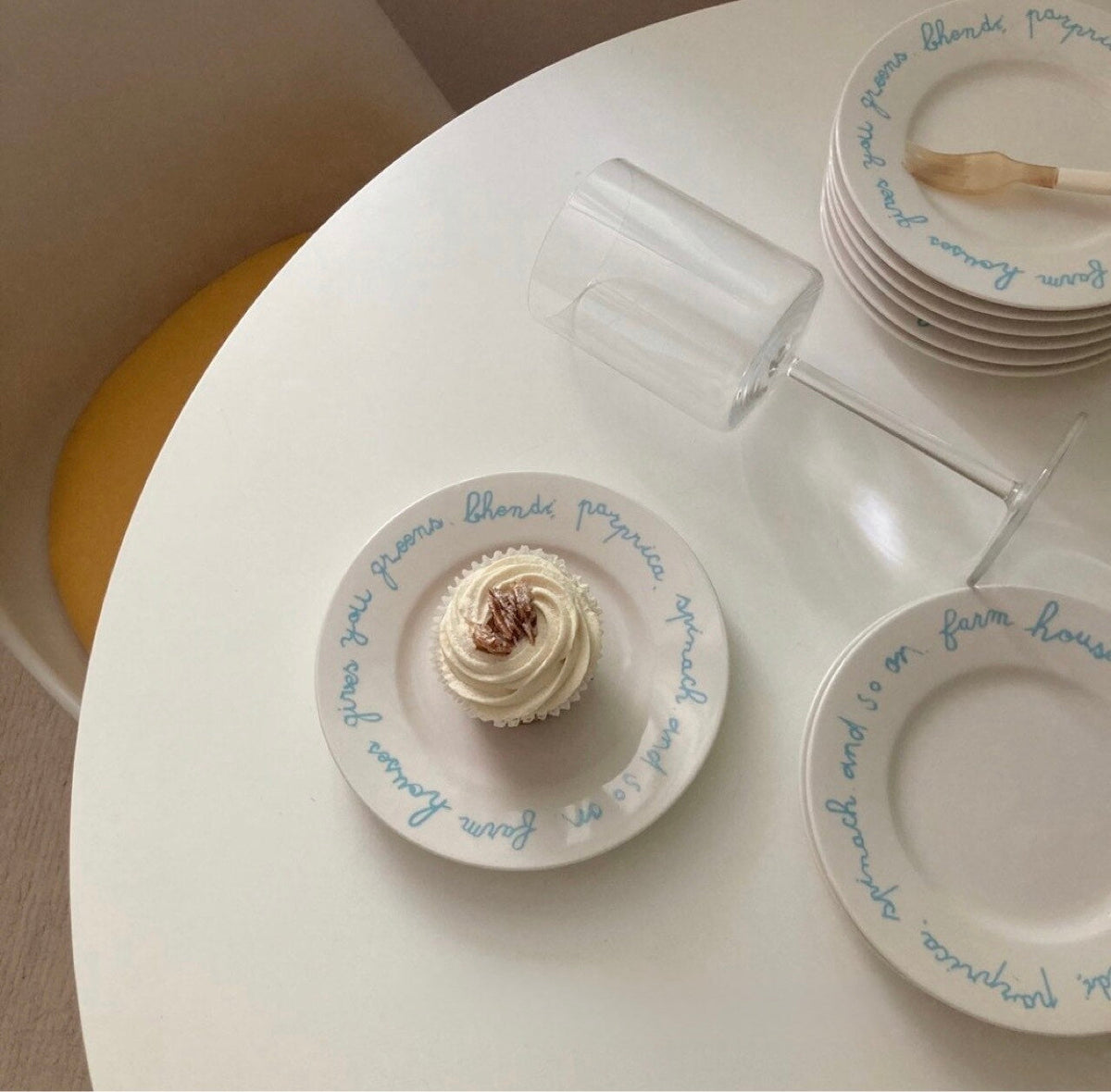 Blue and White Porcelain Plate