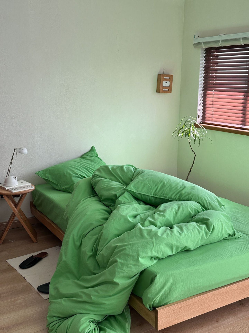 Bright Green Duvet Cover Set