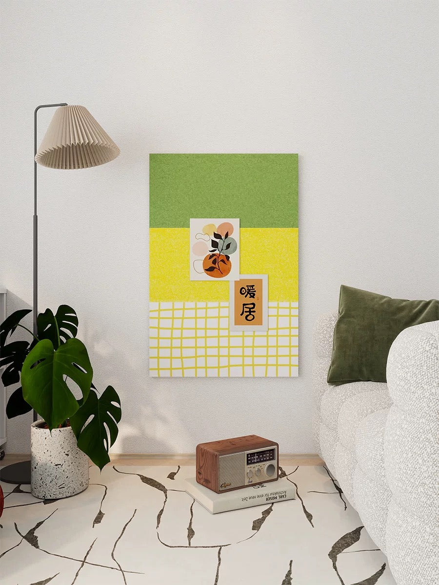 Checkered Felt Pin Board