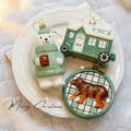 Whimsical Green Christmas Ornaments
