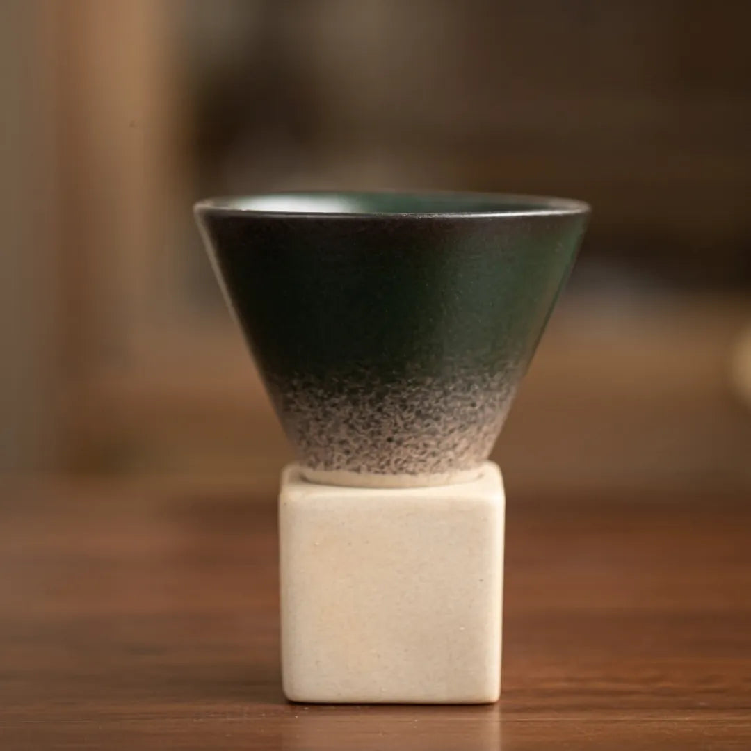 Kyoto Ceramic Espresso Cups Green 200ml