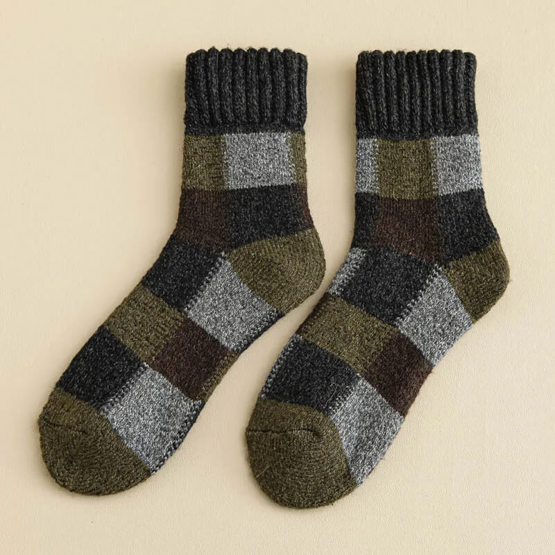 Men's Warm Wool Winter Socks 5-Pack