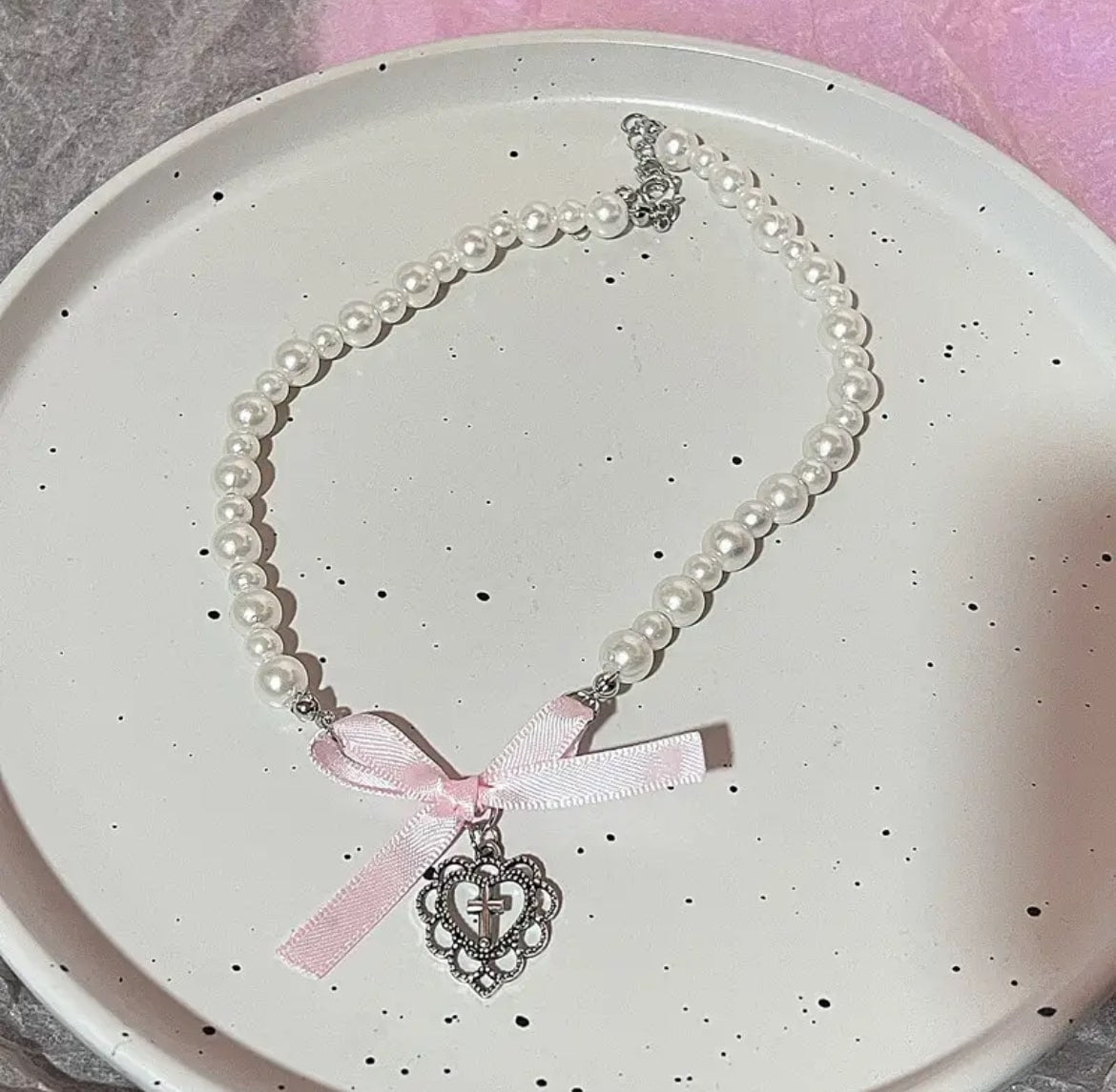 Cottagecore Pearl Necklace 2
