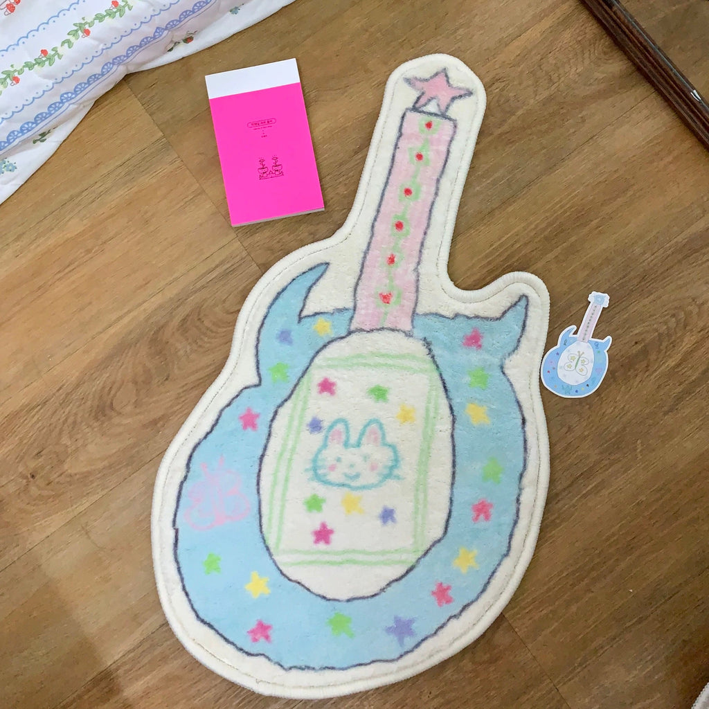 Pastel Guitar Rug