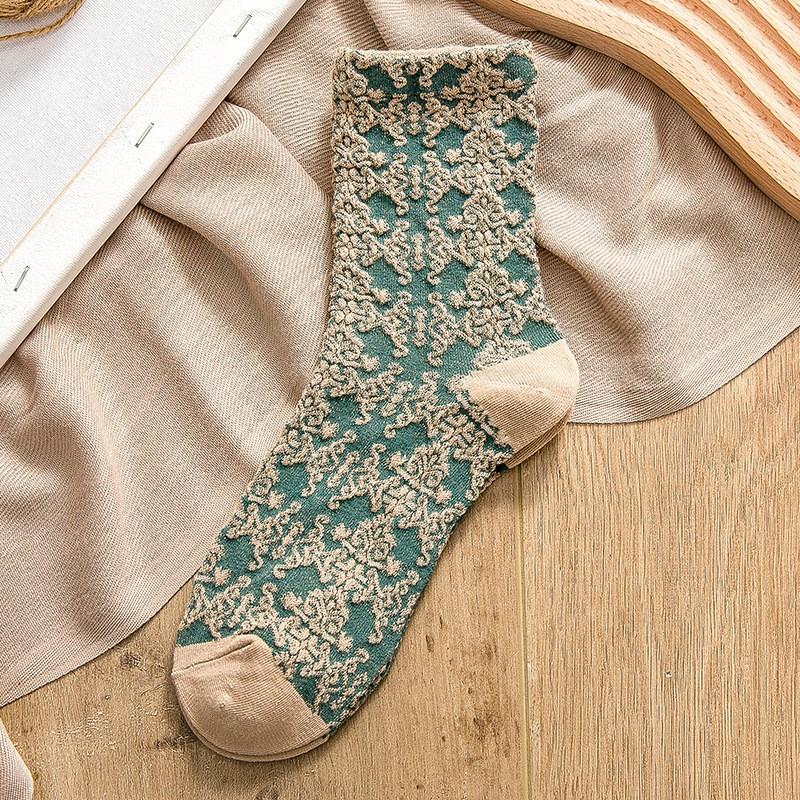 Women's Cute Floral Socks