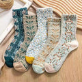 Women's Cute Floral Socks
