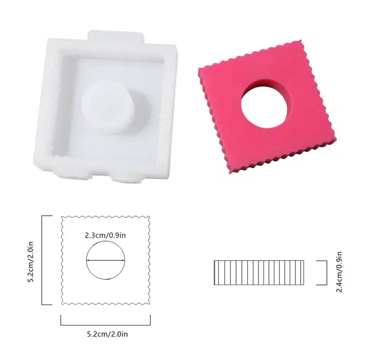 Geometric Silicone Candle Molds 4