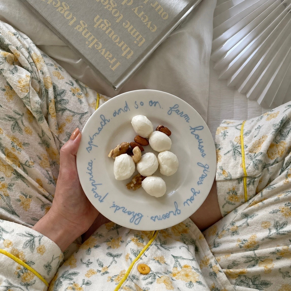 Blue and White Porcelain Plate