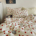 Heart Print Duvet Cover Set