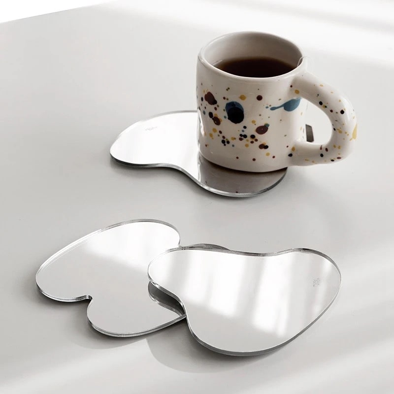 Set Of Three Mirror Coasters
