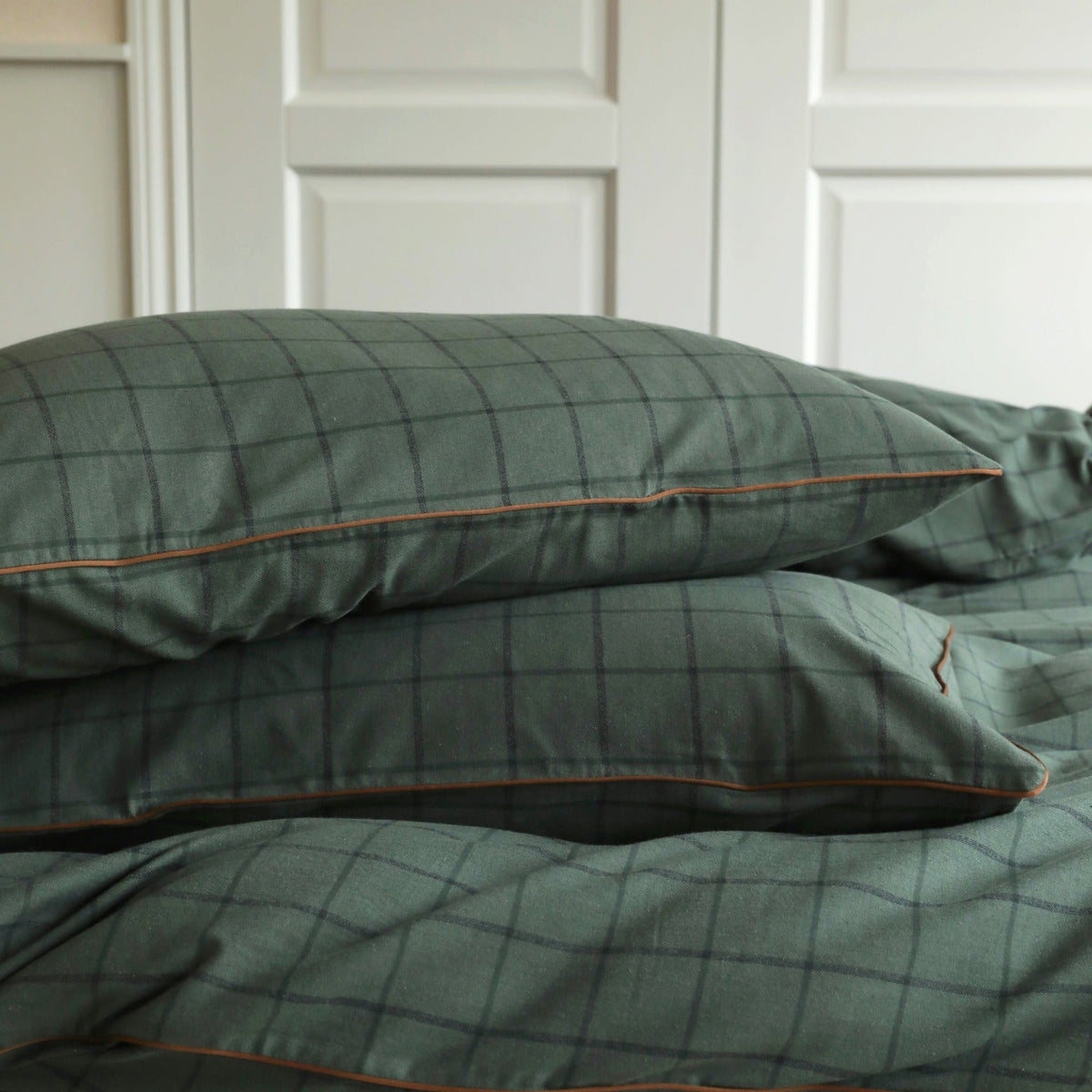 Heritage Plaid Cotton Flannel Bedding Set