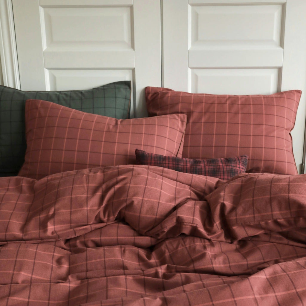 Heritage Plaid Cotton Flannel Bedding Set