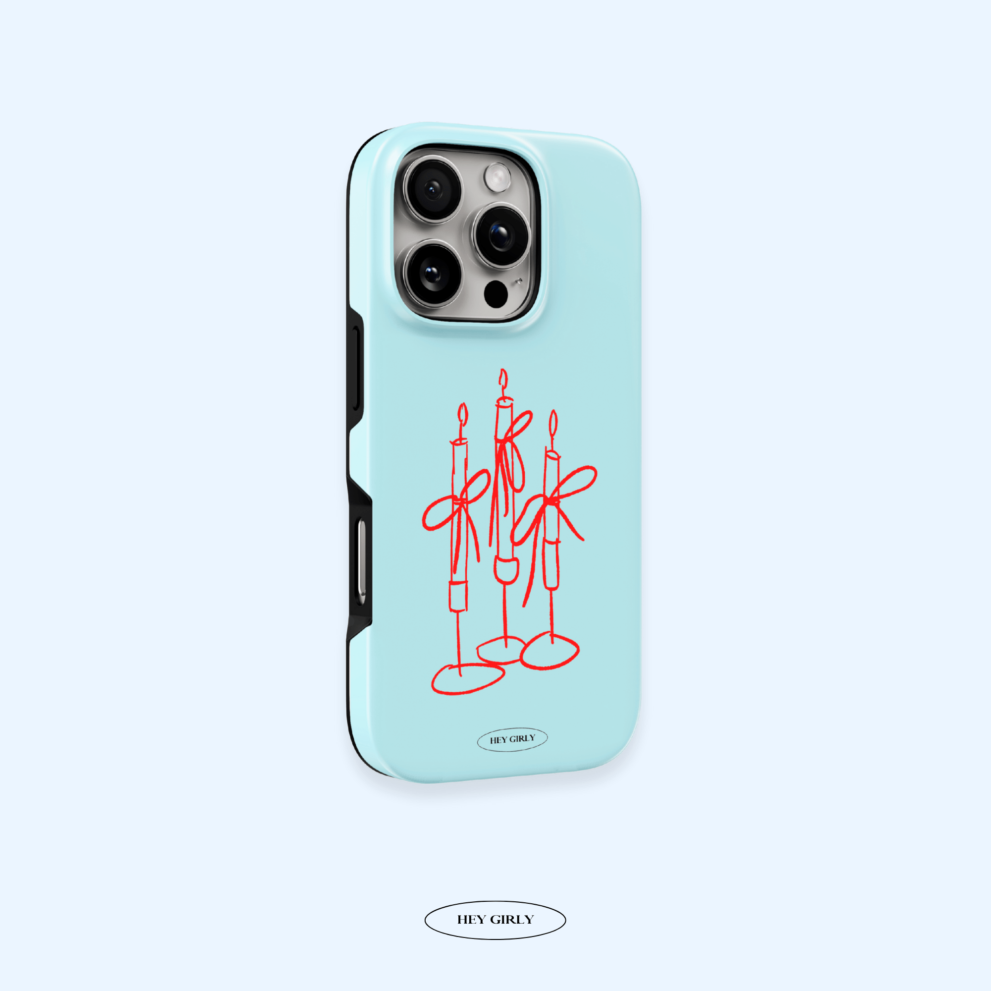 Blue Candle iPhone Case