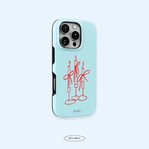 Blue Candle iPhone Case