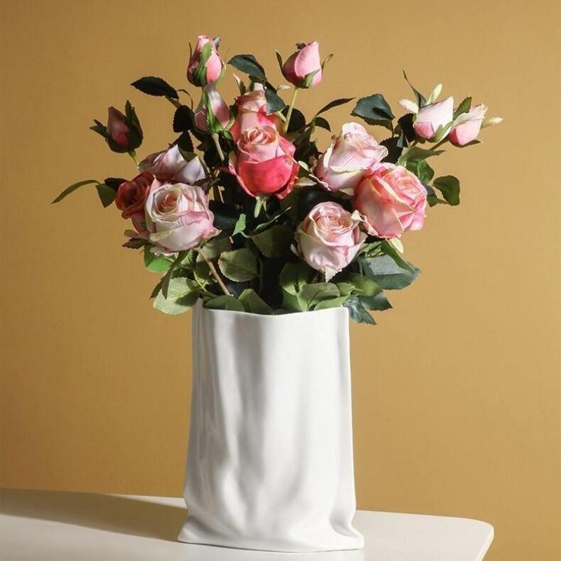 Nova Ceramic Pot White