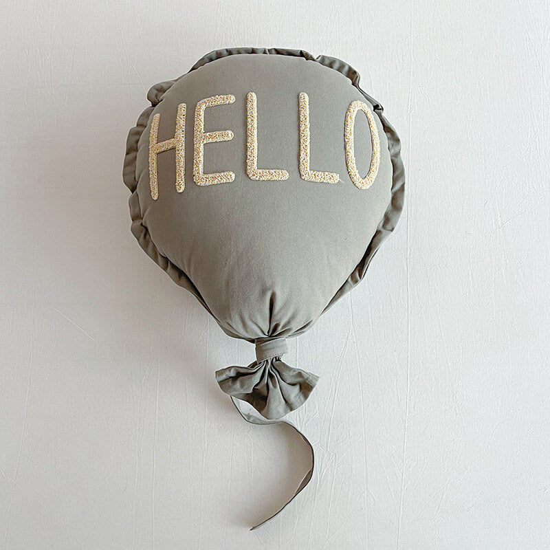 Fabric Balloon Wall Hanging Hello
