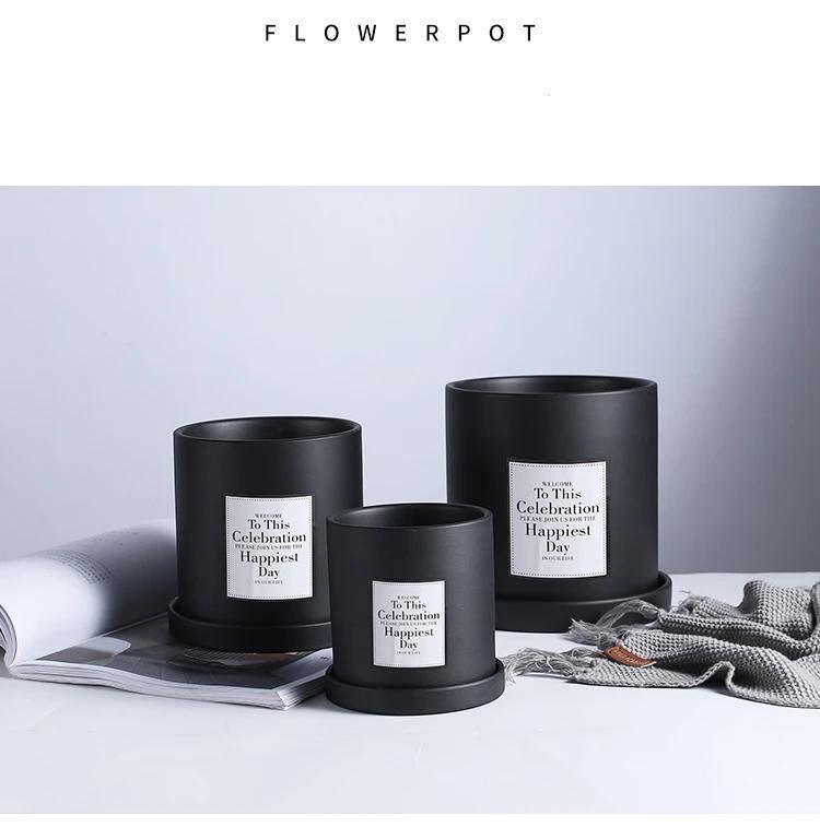 EverVase Planter Collection Black
