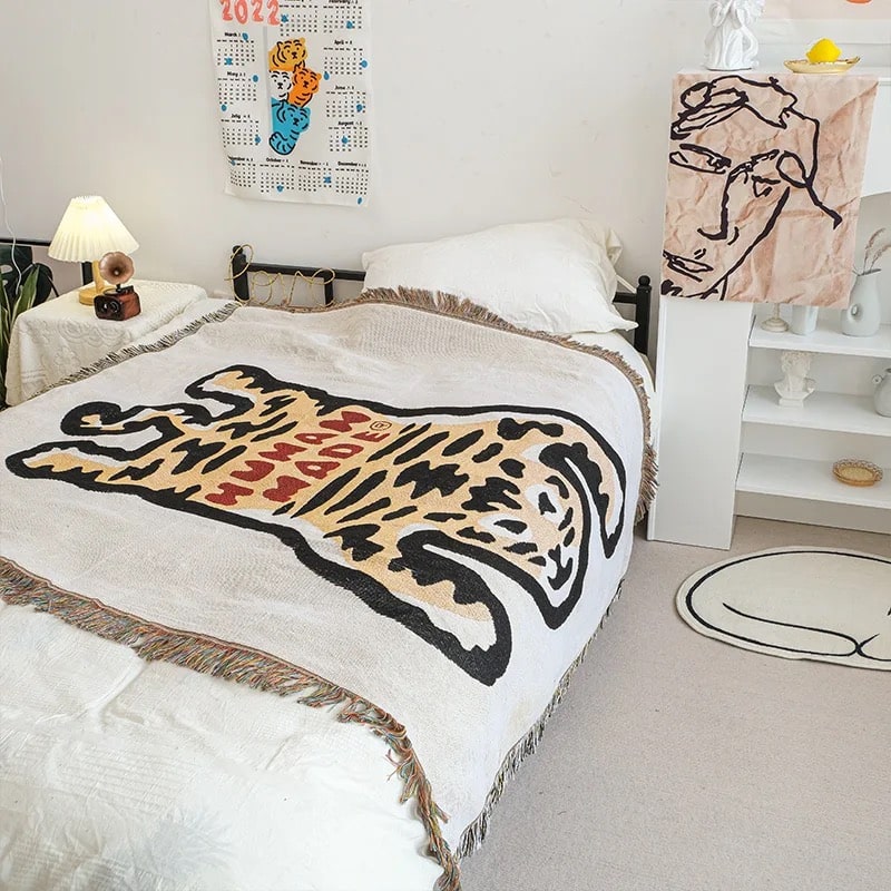 Human Made Tiger Blanket