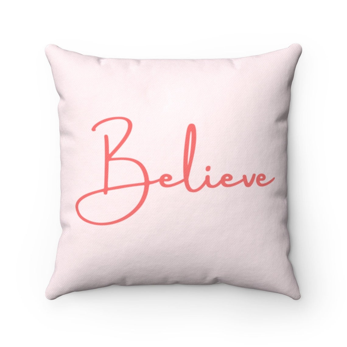 Pink Christmas Cushion Covers Believe