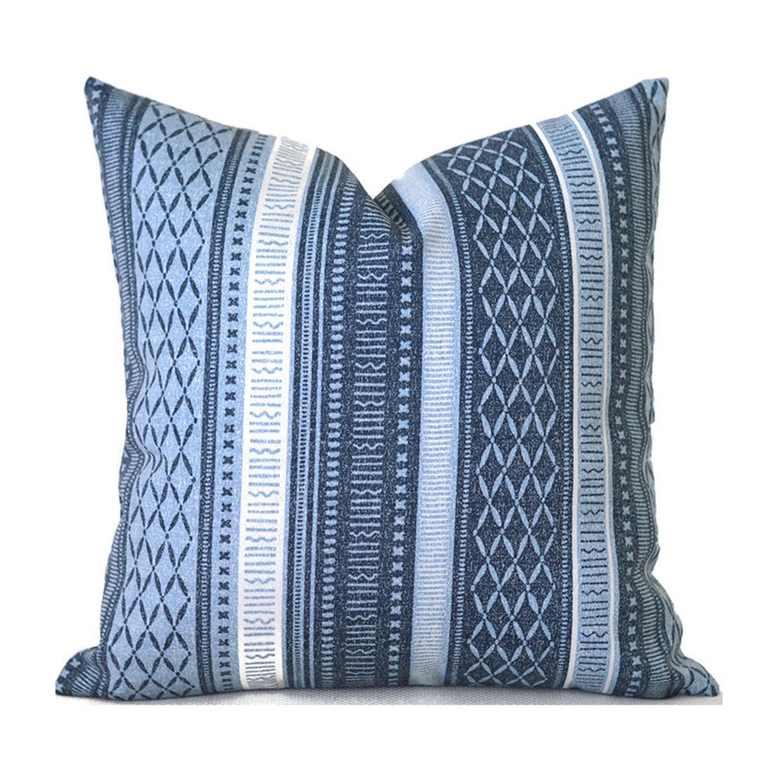Navy Shades Cushion Covers Patterned