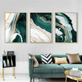 Green Opulence Canvas Painting (6 pack)