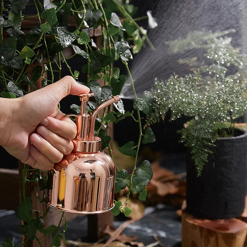 Gold Plant Spray Bottle