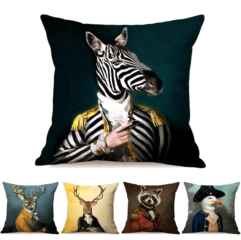 Nordic Animals Cushion Cover