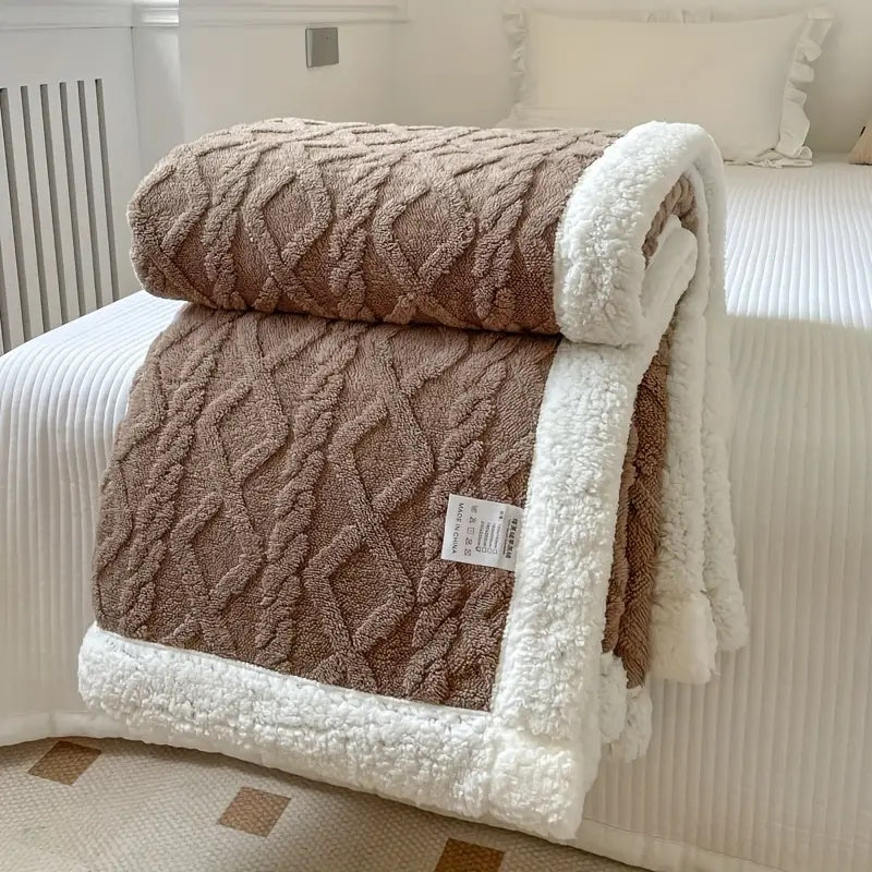 Snuggle Sherpa Blanket Espresso