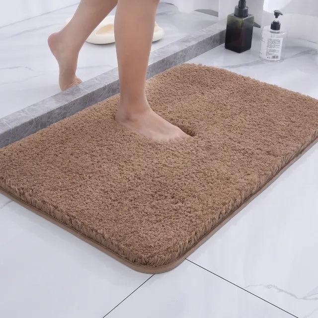 Fur & Plush Bath Rug Camel