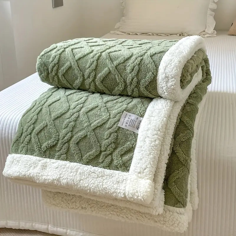 Snuggle Sherpa Blanket Matcha