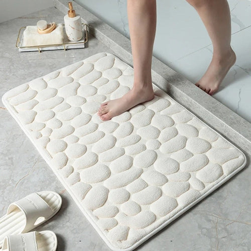 Casa Mat™️- Cobblestone Embossed Versatile Mat White