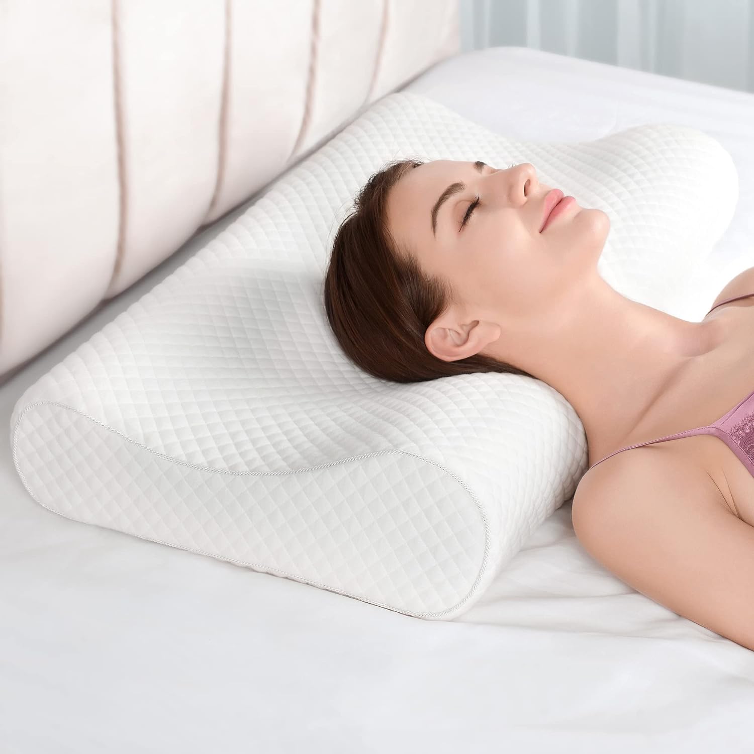 Cloud Comfort Memory Foam Pillow 24x16"