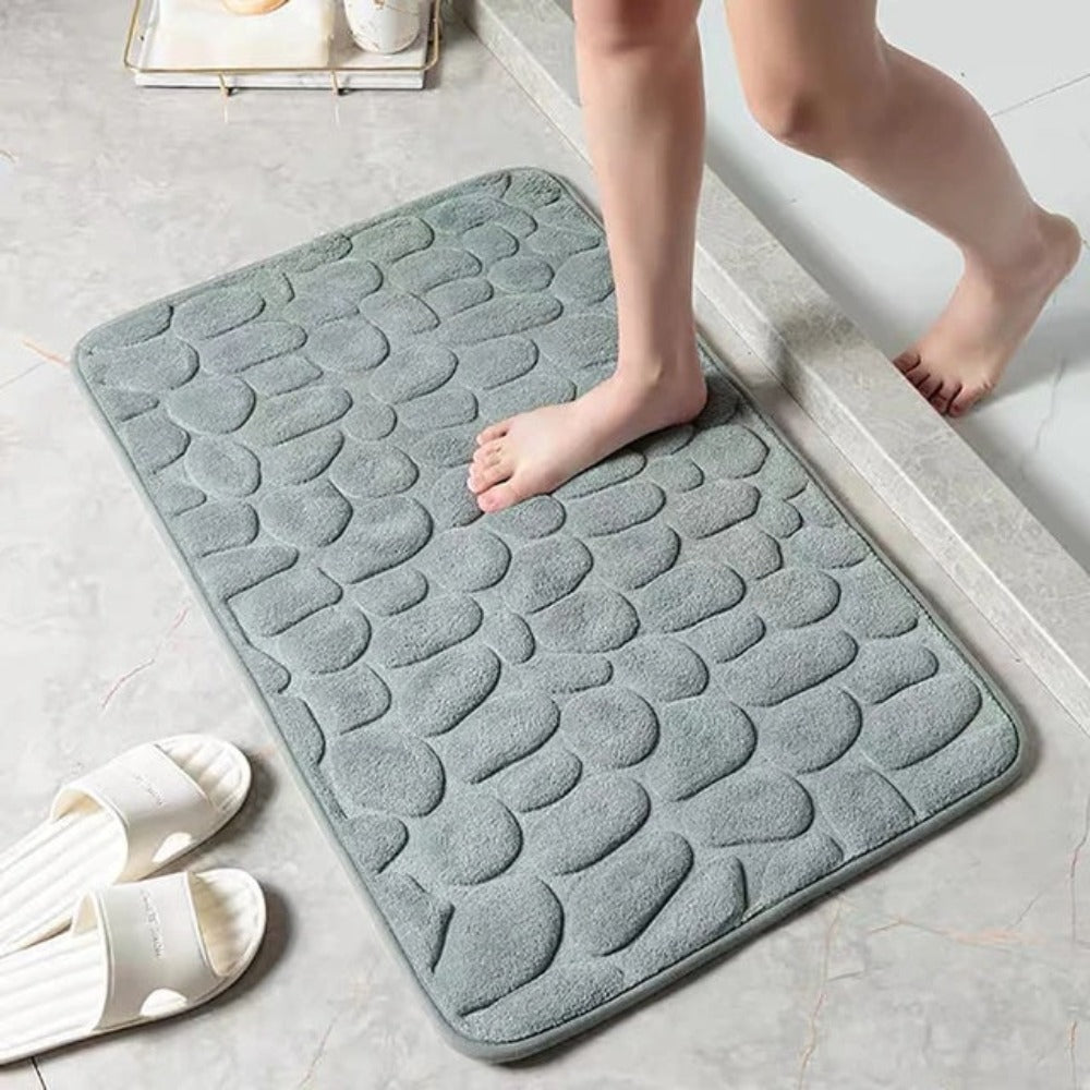 Casa Mat™️- Cobblestone Embossed Versatile Mat Gray
