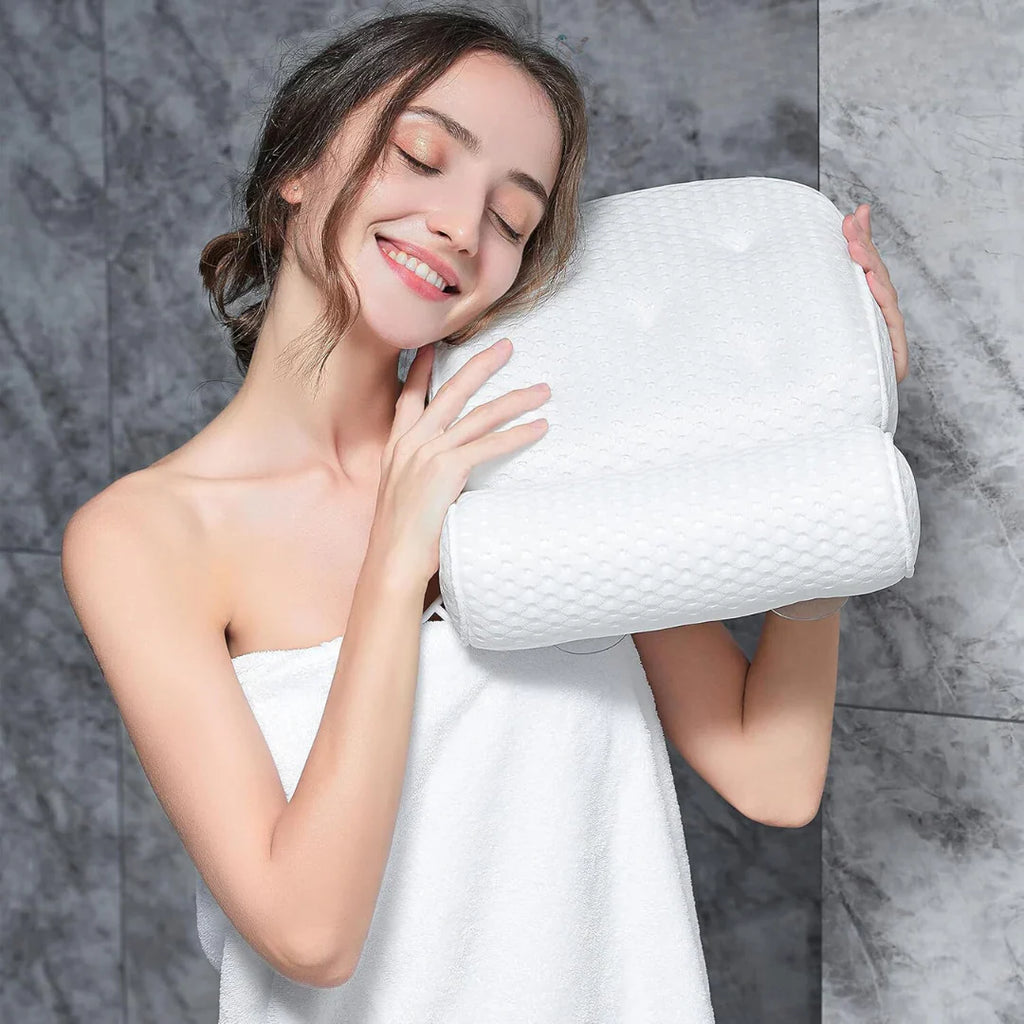 Luxury Bath Pillow with Suction Cups