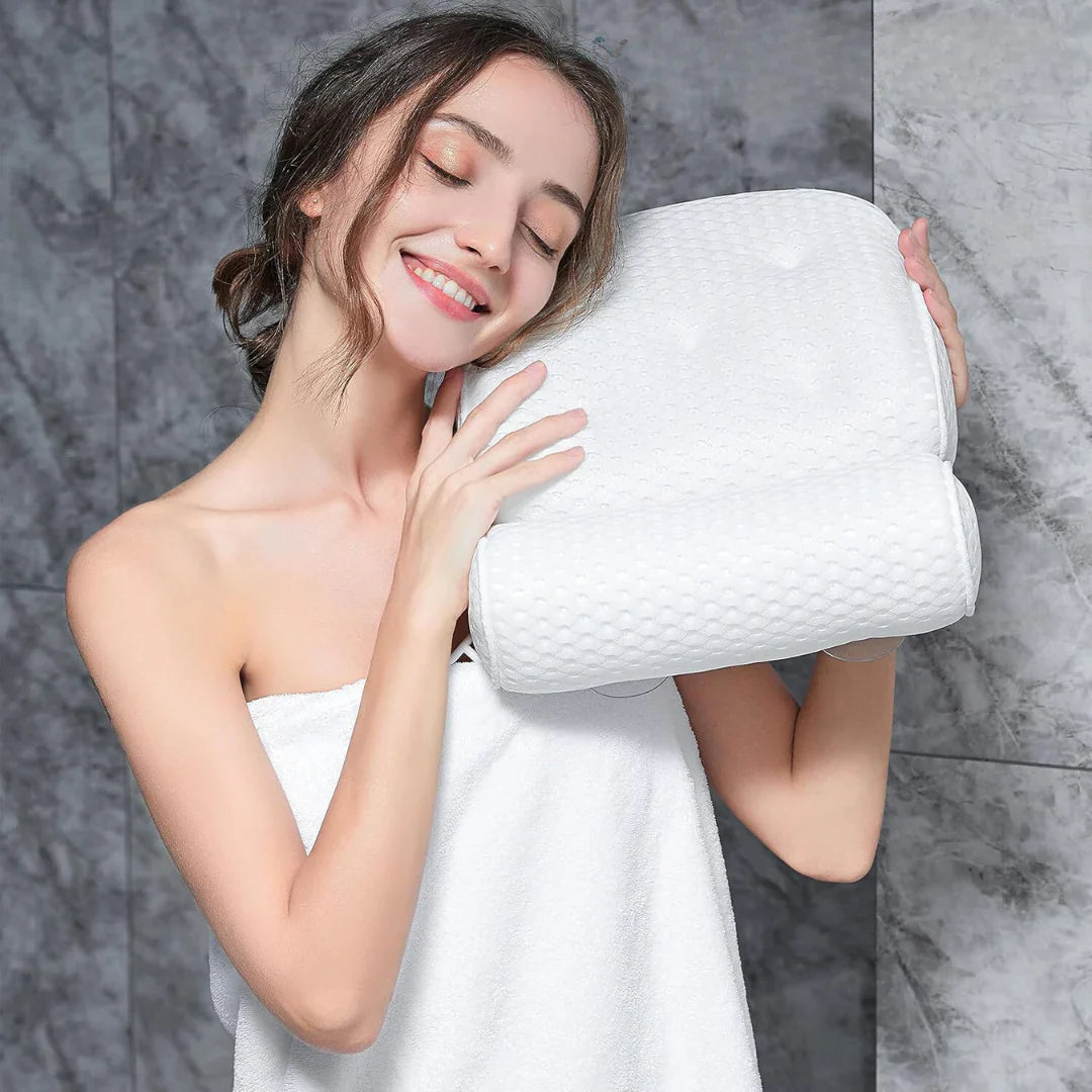 Luxury Bath Pillow with Suction Cups