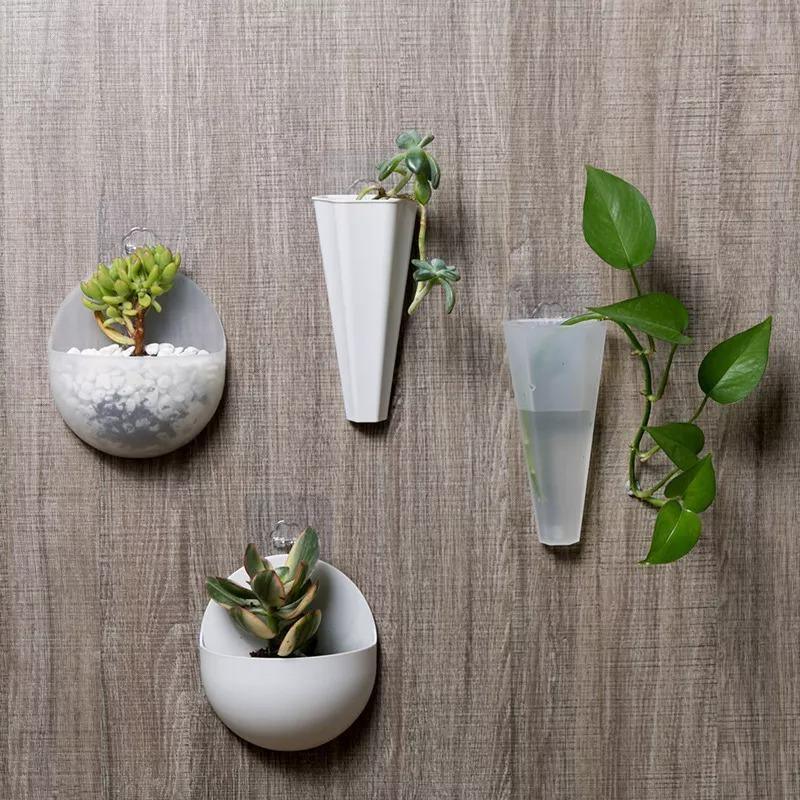 Angular Suspended Wall Planter