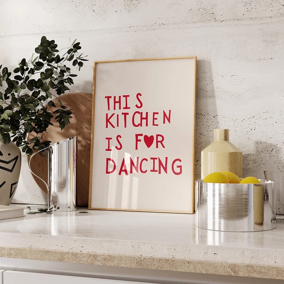 Heart Red Quote Poster 2